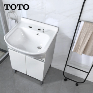 TOTO | Compact Floor-standing Ceramic Bathroom Vanity with Integrated Deep Sink 60cm