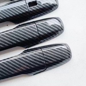 Cover Handle Pintu Mobil Toyota Avanza 2022 - 2024 Carbon