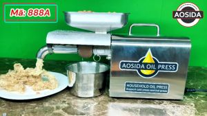 Máy ép dầu thực vật NÓNG và LẠNH dùng trong gia đình thương hiệu cao cấp AOSIDA 888A - Công suất cực đại 1000W - Hàng Nhập Khẩu