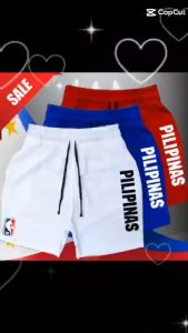 Pilipinas Jersey Drifit Short For Men and Women with 2 Pockets Sports and Casual Breathable Shorts