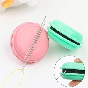 ที่ใส่เข็มแม่เหล็กรูปการ์ตูนกล่องจัดระเบียบเข็มแม่เหล็กที่เหลาเข็มเข็มอุปกรณ์เย็บผ้าจานอุปกรณ์เย็บปักถักร้อย