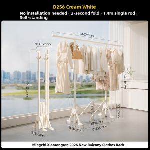 MINGZHI | Extendable Foldable Drying Rack Floor Type