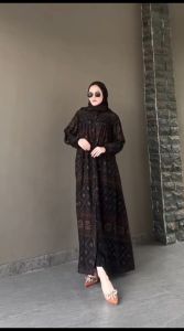 Gamis Rayon Jumbo Set Hijab Terbaru