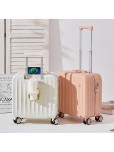 New 2025 Ultra-Light Fashionable Luggage Carry-On Suitcase 18 Inch Pullman Zipper Student Travel Bag Minimalist Luxury Style