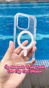 Ốp Lưng Magsafe Từ Tính Trong Suốt Cho iPhone 12-12Pro - 12ProMax iPhone13 - 13Pro - 13ProMax iPhone 14 - 14Plus - 14Pro - 14ProMax iPhone 15 - 15Plus - 15Pro - 15ProMax