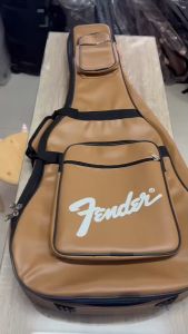 Fender กระเป๋ากีตาร์โปร่ง 41 นิ้ว บุฟองน้ำหนา12มิล งานหนังคุณภาพ วัสดุกันน้ำ-กันฝุ่น สะพายหลัง/หิ้วได้
