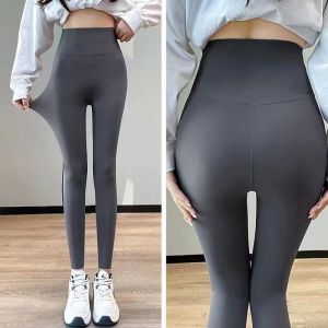 High Waist Yoga Pants for Men And Women Slimming plus Size Spring Summer Smooth Base Layer Pants Tight Fit Abdomen Control Wear Resistant