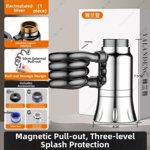 YALANDENG | Extendable Pull Out Anti-splash Water Tap Extension Kitchen Sprayer