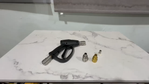 IKURA TOOLS Adaptor M16 F14 Male Quick Release Adapter Self Lock Auto Lock Kunci Otomatis Sambungan QR 1/4 Gun Ke Foamlance Nozzle Tips Untuk Gun Drat Dalam Ujung Tembakan Gun Semprotan Mesin Steam Jet Cleaner Cuci Mobil Motor REAIM BOBI 100S 100SX