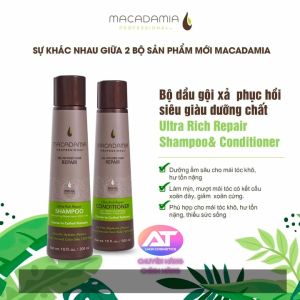 Dầu Gội - Xả Dưỡng Ẩm Phục HồiLàm Mượt Tóc - Macadamia Ultra Rich Repair Shampoo & Conditioner