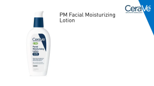 CeraVe PM Facial Moisturizing Lotion with Ceramides & Hyaluronic Acid Hydrates Repairs Skin Barrier Night Cream For All Skin Types Non-Greasy 89ml