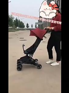 2025S900 Lightweight Baby Stroller Convertible to Sitting and Lying Position Portable Baby Stroller Foldable Umbrella Stroller Baby Push Stroller