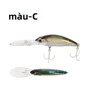 TOLU 1 Cái 9.5Cm 8.7G Minnow Dụ Lặn Sâu Wobblers Nhân Tạo Mồi Cho Thuyền Câu Cá Biển Bass Pike