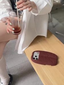 Creative 3D Coffee Bean Silicone Phone Case for IPhone 17 16 15 14 13 12 Pro Max 17Pro IPhone17 i17 Funny Soft Shockproof Cover