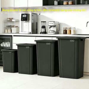 Thùng Rác Hình Vuông Lớn 30L