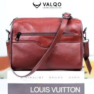 Tas Selempang Kulit Wanita Tas Slingbag Kulit Wanita Tas Bahu Kulit Wanita Perempuan Cewek AORA Bag Elegan Dari Kulit Sapi Premium