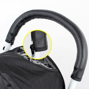 Baby stroller Handle PU Leather Pushchair Armrest Case Protective Cover For Pram Stroller Universal  Anti Slip Cover Pad Soft Co