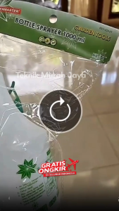 KENMASTER Botol Sprayer Multifungsi Semprot Semprotan 1000 ml Botol Serbaguna HX74 HX 74 Burung Kaca Tanaman Salon Spray Siram MIST Berkebun Dapur Rumah Tangga