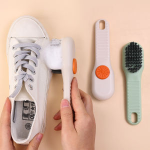 【Free Shipping】Multifunction Soft Bristled Liquid Shoe Brush Long Handle Brush Clothes Brush Shoe Clothing Board Brush Household Cleaning Tool