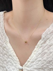 Non-Fading Luxury Titanium Steel Heart Necklace & Fashion Jewelry Accessory