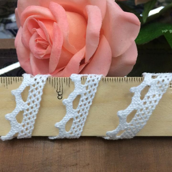 per 3 meter renda rajut warna putih lebar 1cm. | Lazada Indonesia