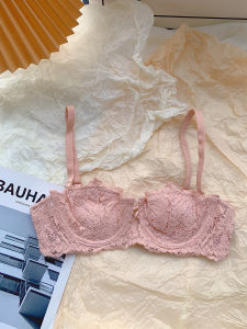 Áo Ngực Ren Gợi Cảm Hở Lưng Mỏng Cho Nữ Áo Ngực Liền Thân Ren Xếp Nếp Nâng Ngực Hở Lưng Mùa Hè 2024 Áo Ngực Không Dây