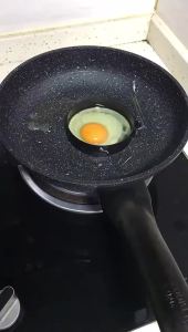 LMETJMA Egg Rings Pancake Mold Set Set Stainless Steel Fried Egg Ring Griddle Pancake Shapers with Silicone Handle JT195