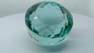 Natural Aquamarine Brazil 169 Ct Blue Round Cut Loose Gemstone