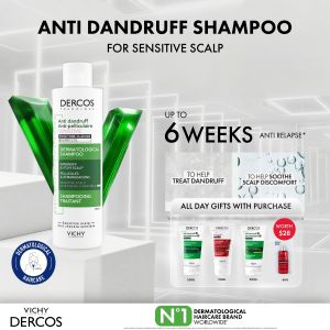 VICHY DERCOS Anti-Dandruff Sensitive Scalp Shampoo 200ml