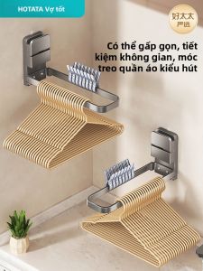 Hotata | Suction Mounted Foldable Towel and Hanger Storage Rack