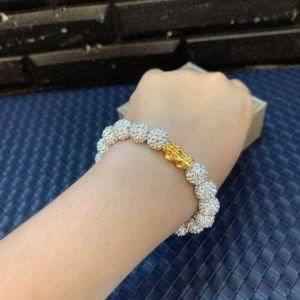 PIYAO MONEY CATCHER IN SWAROVSKI BEAD CHARM BRACELET