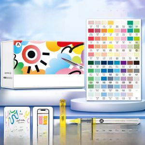 Acrylic Marker Pen Soft Tip Direct Liquid Childrens Non-Transparent Overlapping Colors Watercolor Pen 60 Colors for Primary School Students