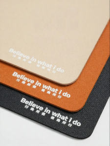 JIELEFAN | Customizable Logo Leather Mouse Pad