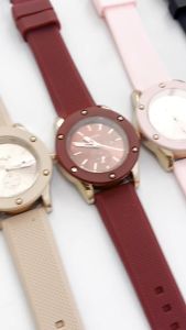 Jam Tangan Wanita Tali Rubber Chrono Off | Jam Tangan Wanita | BISA COD