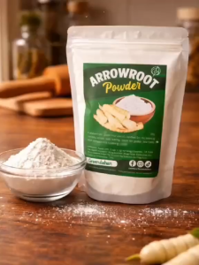 Greendahan Pure Arrowroot Powder  250g - Gluten-Free Thickener Grain-Free Alternative Perfect for Sauces & Baking