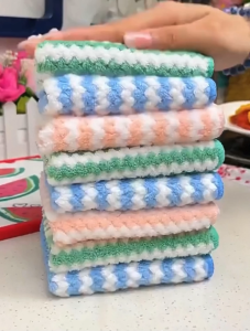 Super Absorbent Kitchen Cleaning Cloth | Thick Dishwashing Towel | Multi-Purpose Cleaning Rag