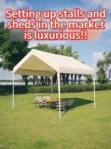 Folding Tent Waterproof 2*2M/2.7*3M/3*3M/2.7*4.5M For Car or Motocycle Tent Cottage Outdoor Foldable Tent for Outdoor Professional Sun protection Commercial Stalls Waterproof Cottage Foldable Tent