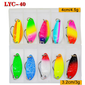 MrLurion 3g 4.5g Fishing spoon lure baits  metal casting spoon lure baitStream Trout Fishing Spoons Lures Ultralight spinner