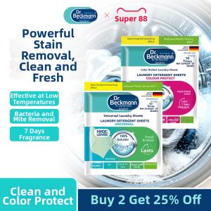 Dr. Beckmann | Color Protect Detergent Sheet Antibacterial Mite-Repellent Fragrant