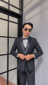Setelan Jas Formal Pria - Jas Pria Warna Hitam - Doff Series