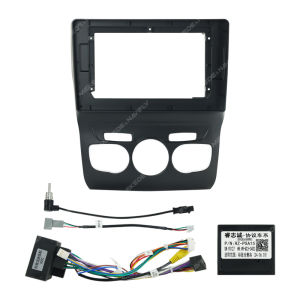 MEKEDE Car Multimedia Radio Frame Kit for Citroen C4L 2013-2016 10inch Dashboard Cable Panel Radio Bezel Full Set