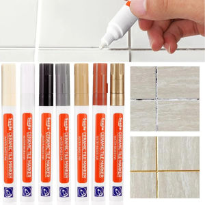 Waterproof Grout Tile Pen Wall Grout Restorer Marker Pen for Gap Correcting Bathroom Wall Floor Decontamination Seam Repair Pens