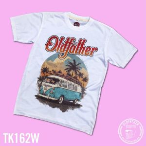 เสื้อยืดคอกลมแขนสั้น ผ้าTK พิมพ์ระบบ Sublimation นุ่ม สวมใส่ สบาย ระบายอากาศไม่ร้อน ( รหัสสินค้า TK 162 )