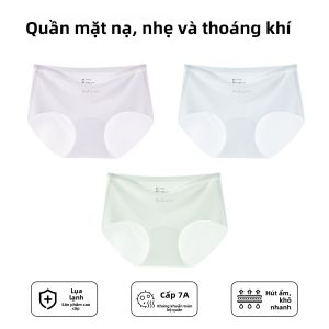 Quần lót bé gái MiiOW làm bằng vải lụa băng mỏng thoáng khí thoải mái