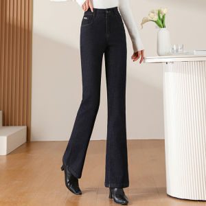 Denim down Pants Womens Outer Wear Detachable Winter Thickened White Duck down High Waist Large Size Skinny Warmth Retention Material Pants