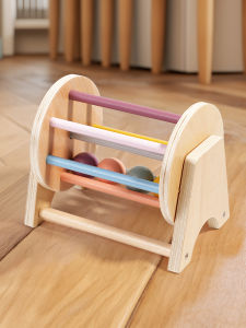 Montessori Baby Educational Drum Logical Thinking and Hand-Eye Coordination Training Toy