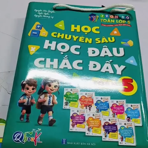 Sách - Túi Học đâu - Chắc đấy - Toán Lớp 5 (9 quyển) (Qbooks)