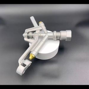 360° Automatic Lawn Sprinkler Nozzle Aluminum Alloy Adjustable Watering Sprayer for Garden and Park COD