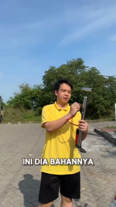 Pompa Angin Tangan Crom Serbaguna - Meteran Tekanan CROM