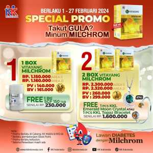 Promo 1 box vitayang Milcrom Obat herbal untuk diabetes  | ORI